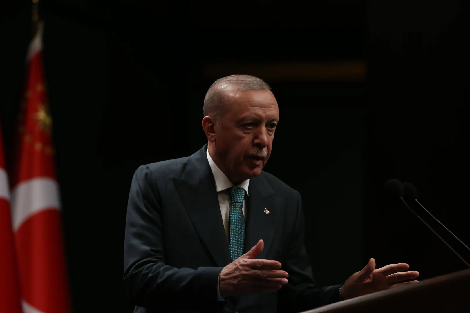 Recep Tayyip Erdogan, fot. PAP/EPA/NECATI SAVAS