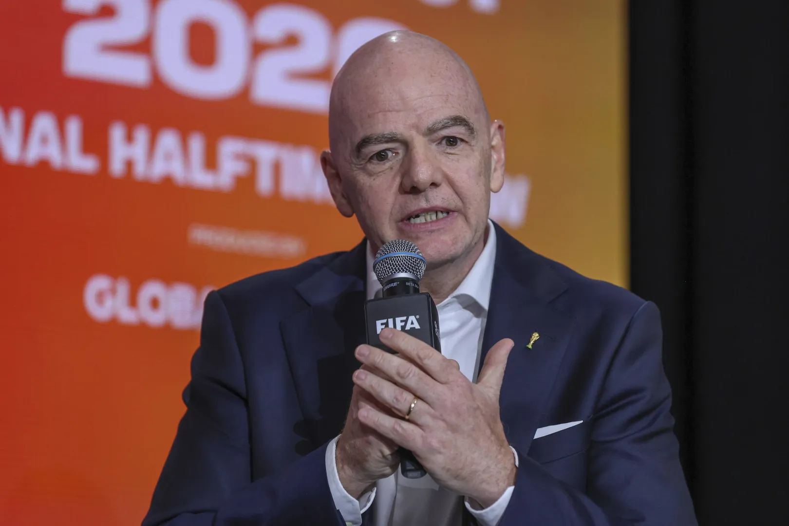Szef FIFA Gianni Infantino. Fot. PAP/EPA/SARAH YENESEL