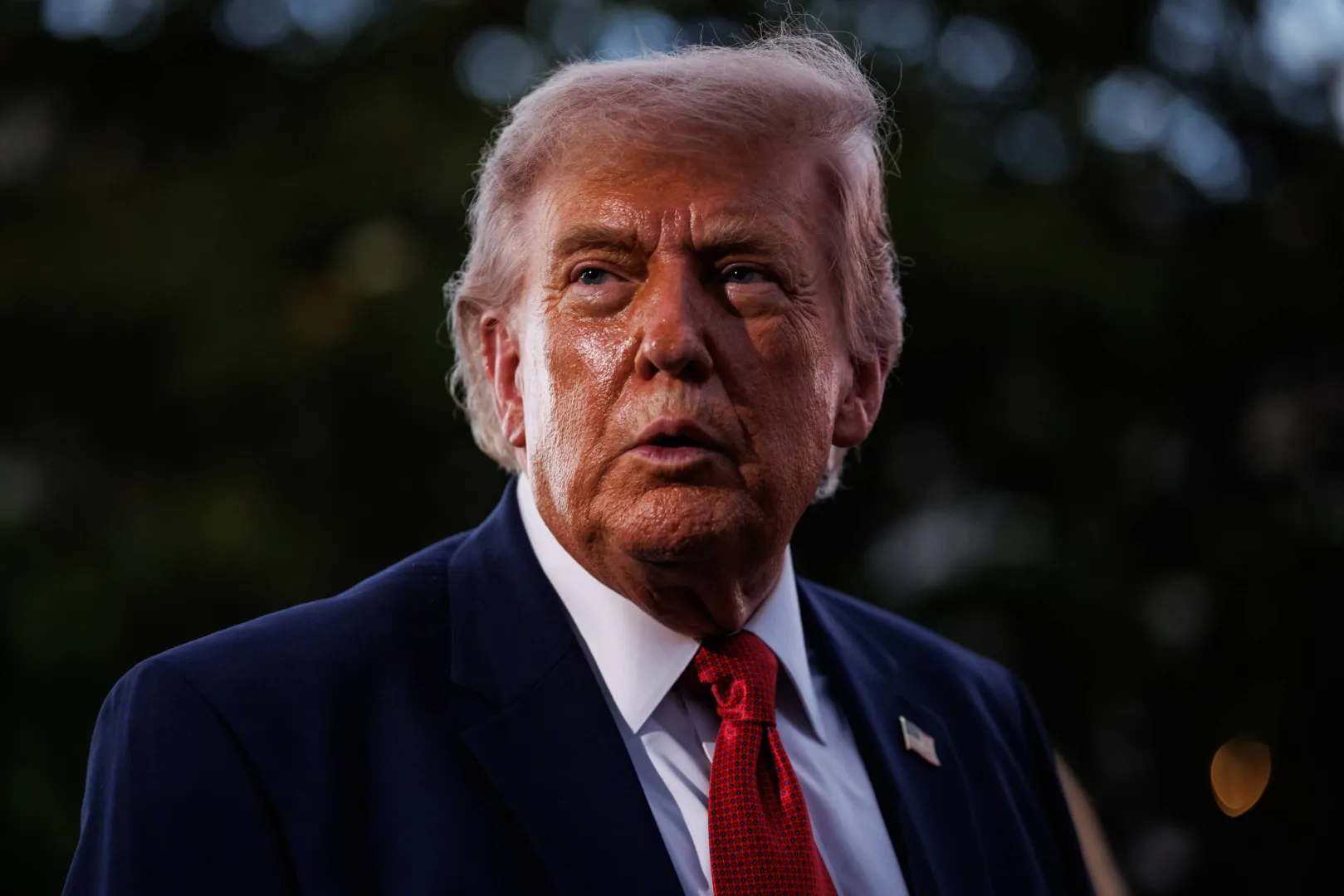 Prezydent USA Donald Trump. Fot. PAP/EPA/SAMUEL CORUM / POOL