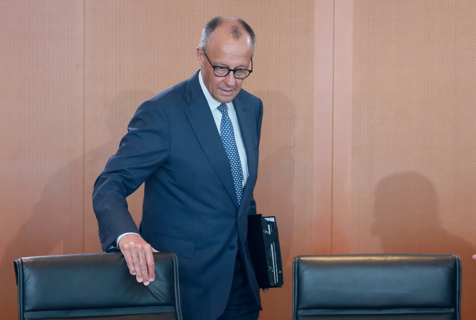 Kanclerz Niemiec Friedrich Merz. Fot. PAP/EPA/HANNIBAL HANSCHKE
