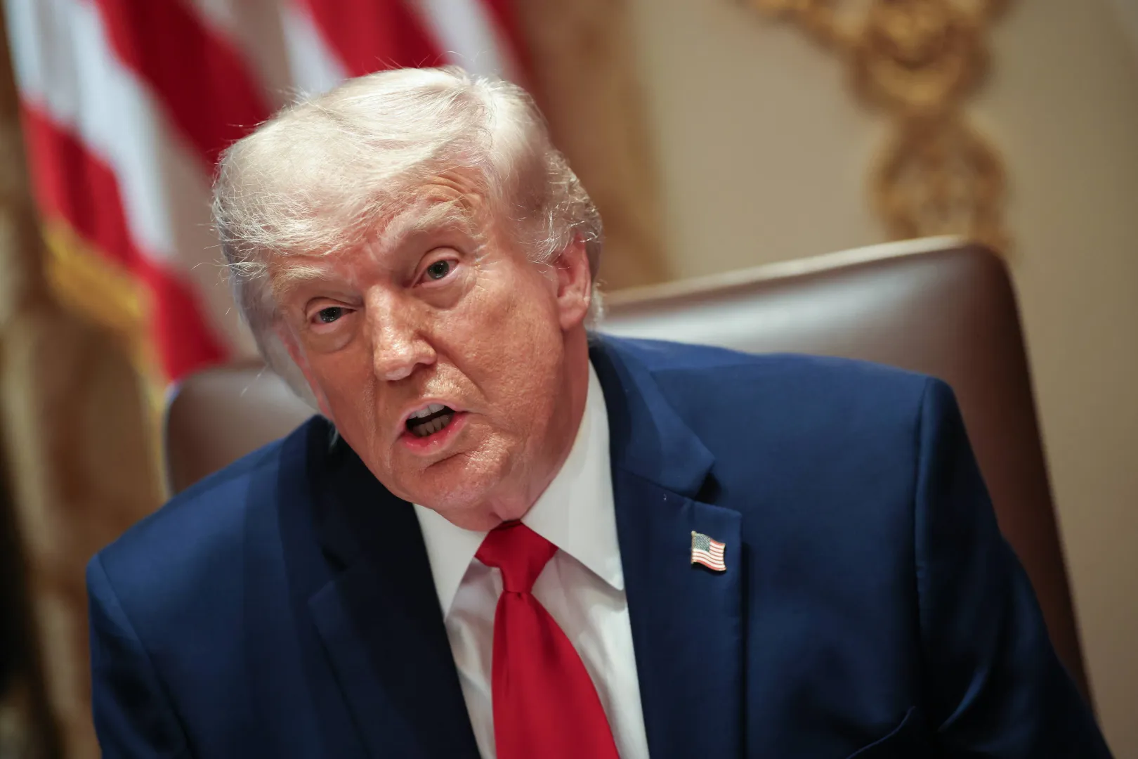 Donald Trump, fot. PAP/EPA/SIPA USA POOL/SAMUEL CORUM / POOL