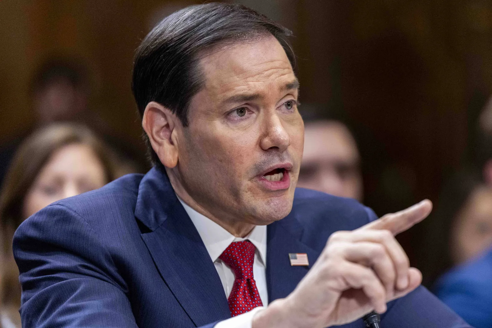 Sekretarz stanu USA Marco Rubio. Fot. PAP/EPA/SHAWN THEW