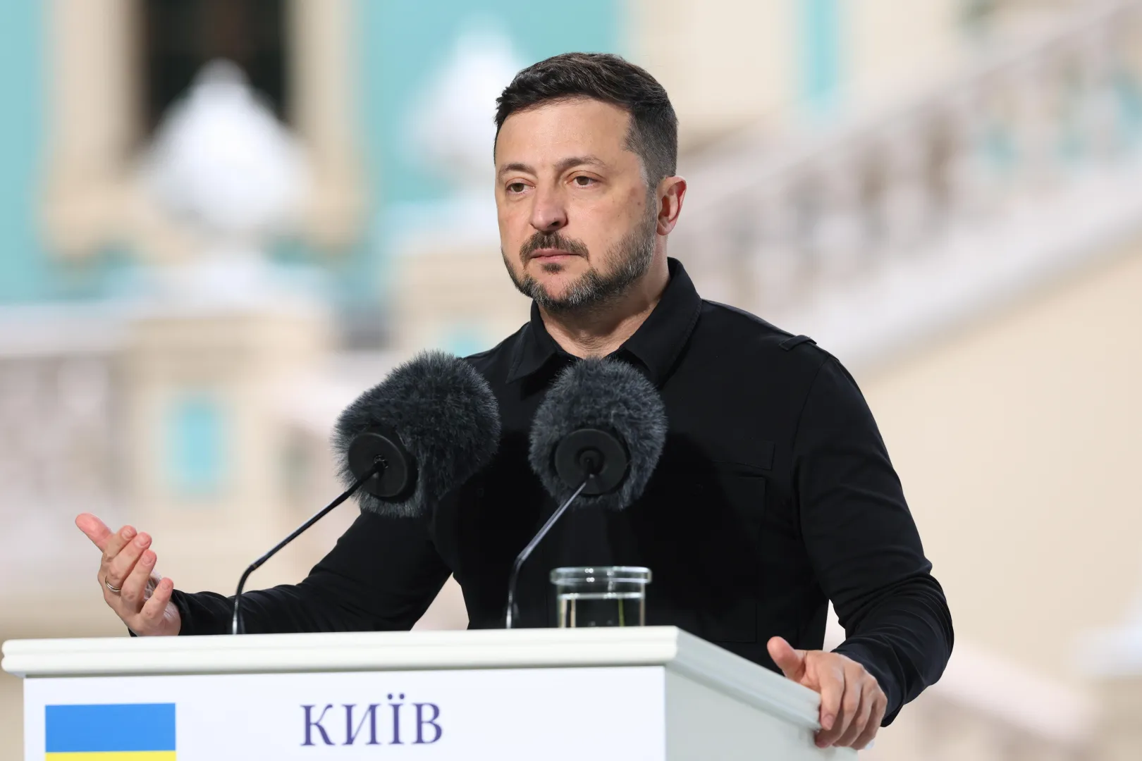 Prezydent Ukrainy Wołodymyr Zełenski. Fot. PAP/Victor Kovalchuk