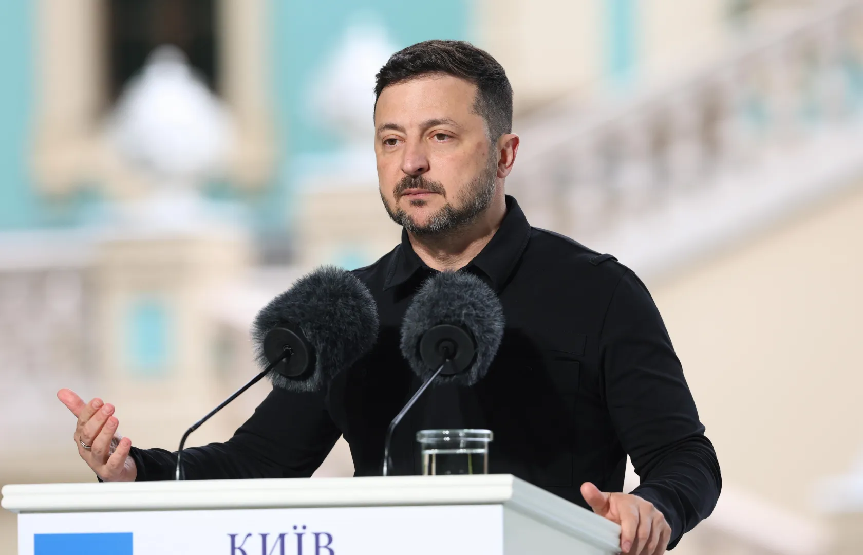Prezydent Ukrainy Wołodymyr Zełenski. Fot. PAP/Victor Kovalchuk