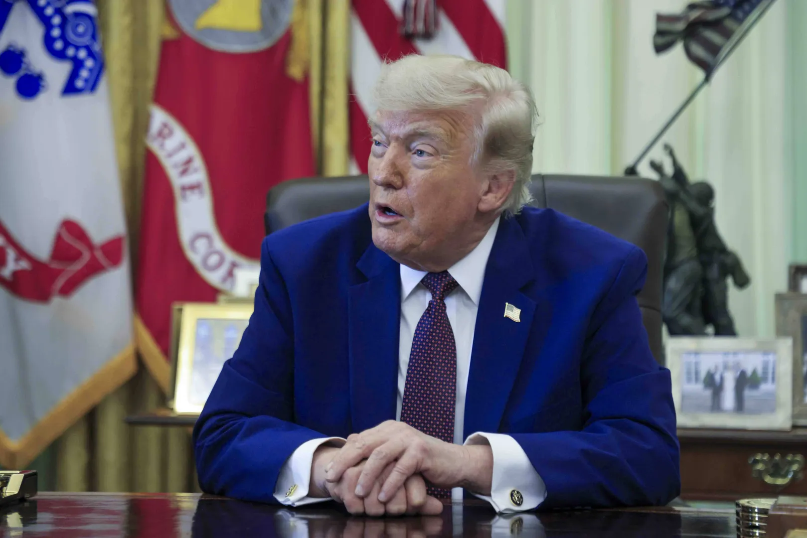 Дональд Трамп.  Fot. PAP/EPA/SHAWN THEW / POOL
