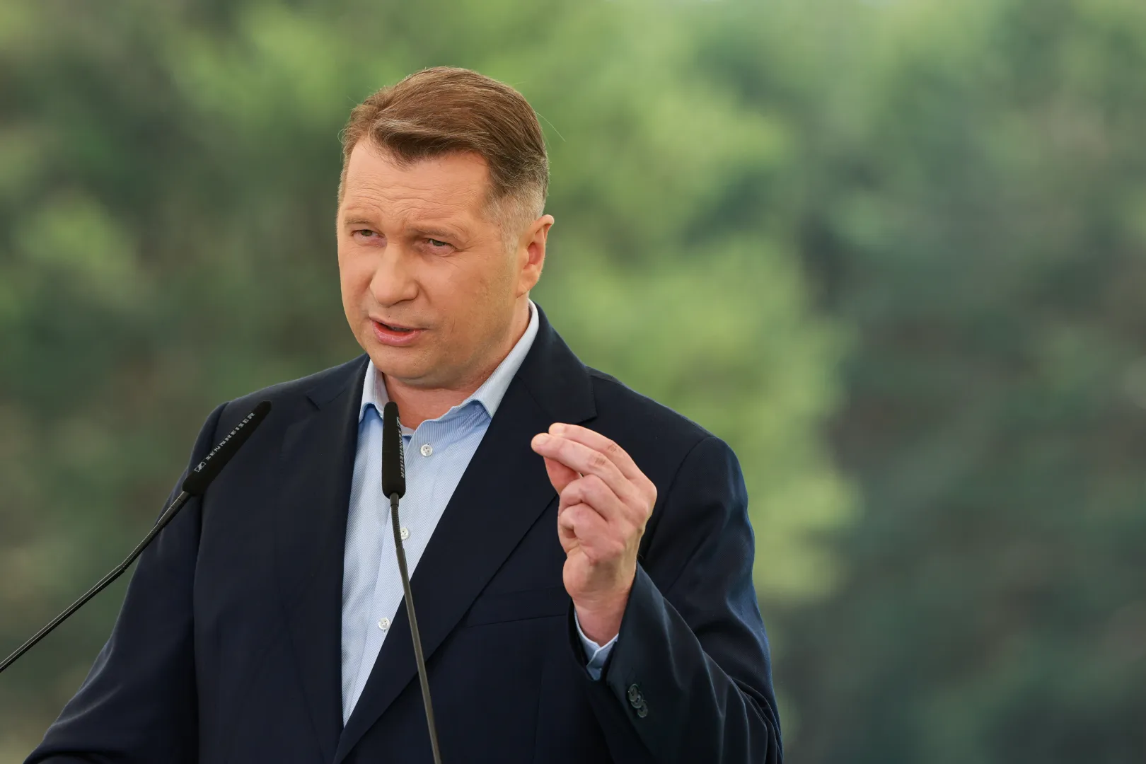 Wiceprezes Prawa i Sprawiedliwości Przemysław Czarnek. Fot. PAP/Marian Zubrzycki