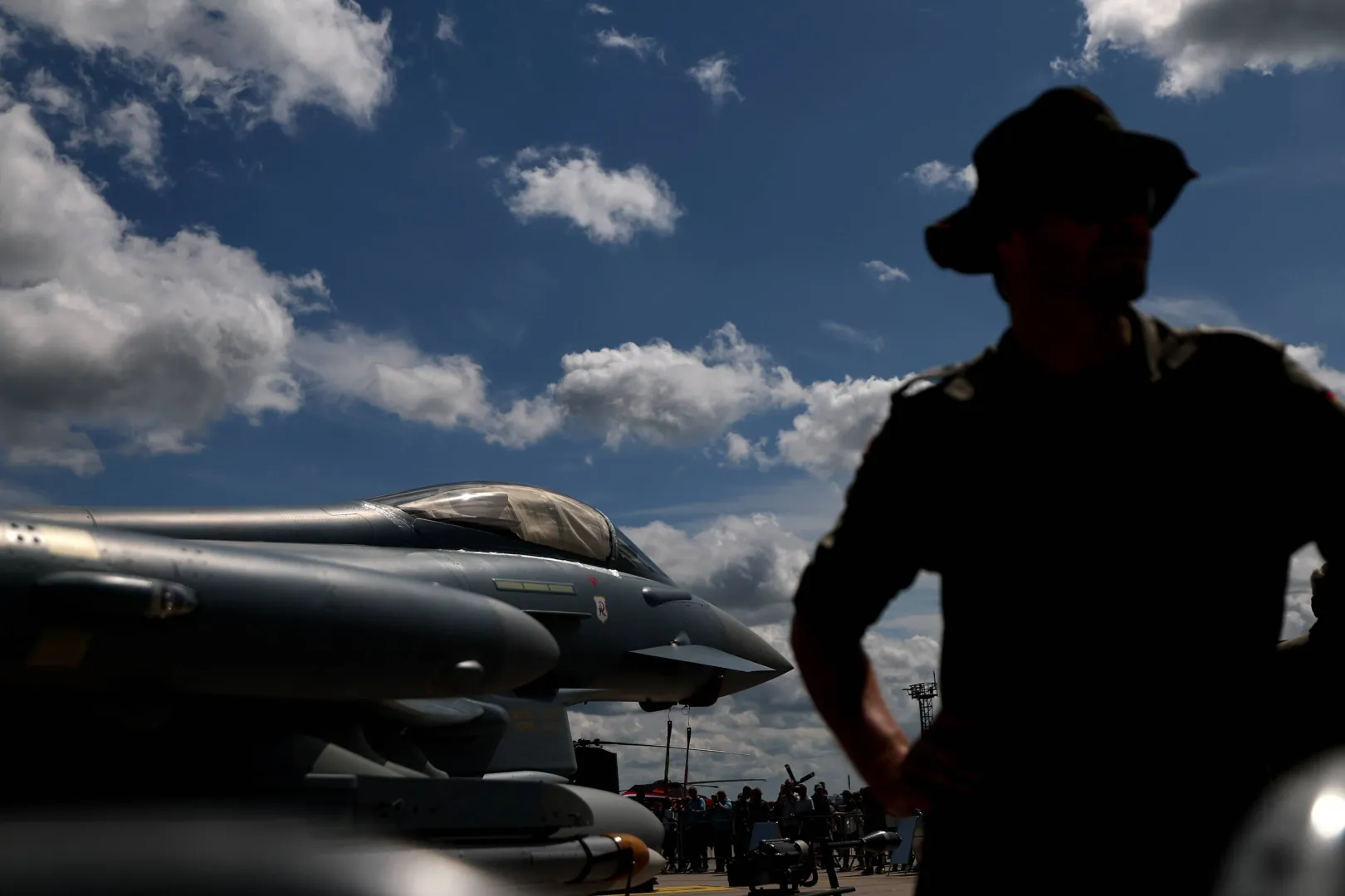 Eurofighter. Fot. PAP/EPA/	FILIP SINGER 