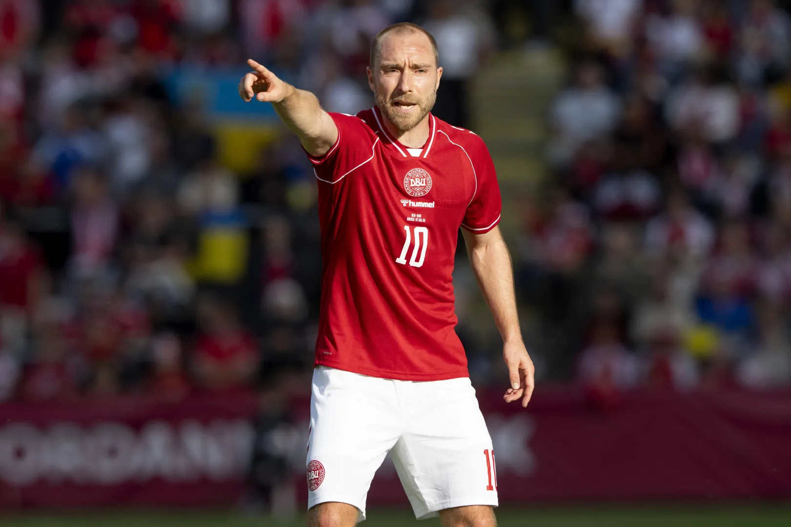 Christian Eriksen. Fot. PAP/EPA/Bo Amstrup