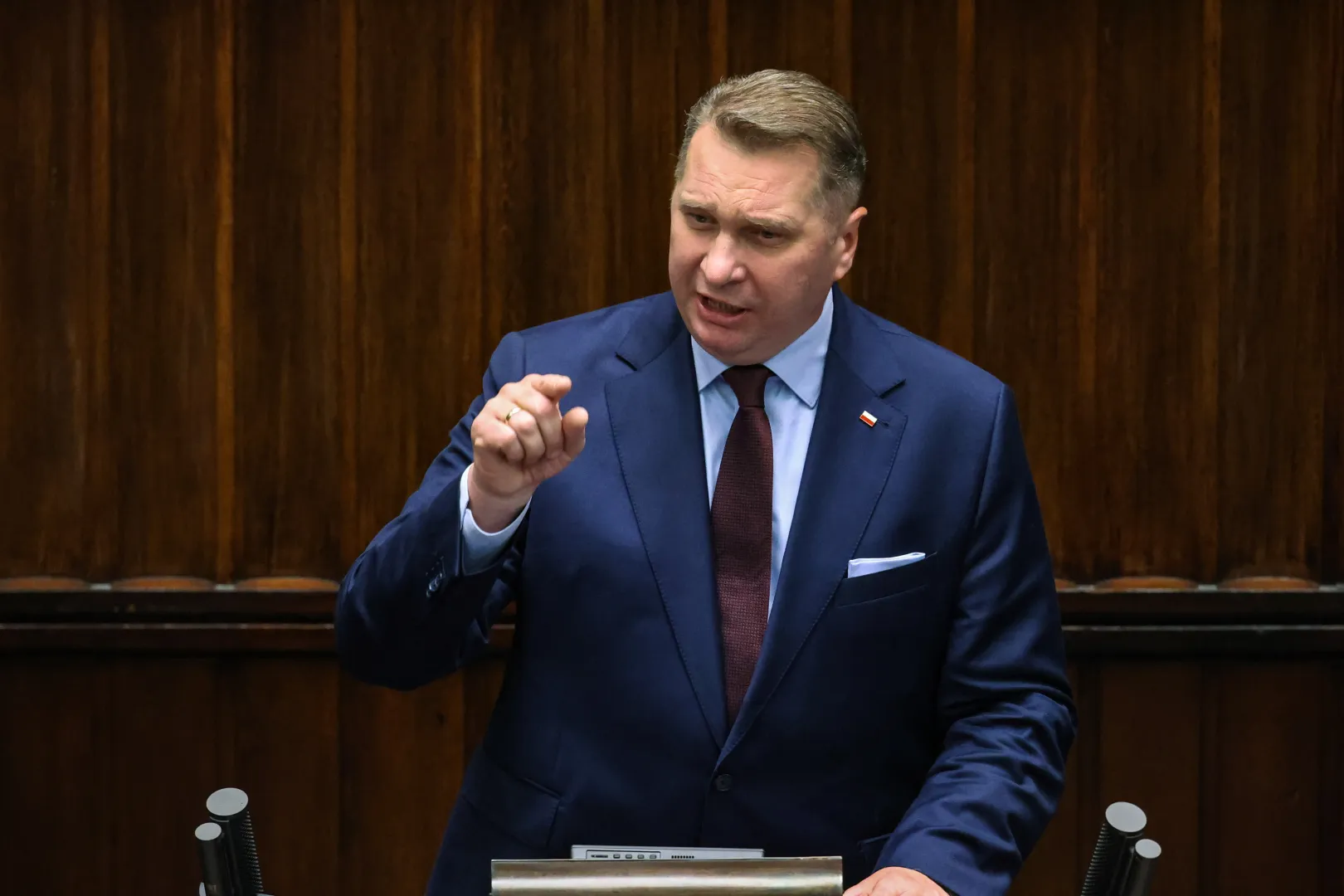 Wiceprezes PiS Przemysław Czarnek, fot. PAP/Albert Zawada