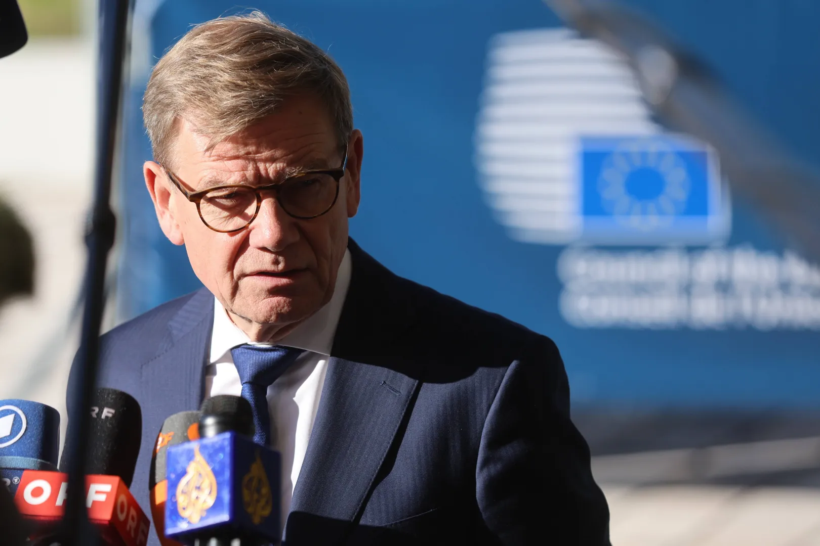 Szef niemieckiej dyplomacji Johann Wadephul. Fot. PAP/EPA/Olivier Hoslet