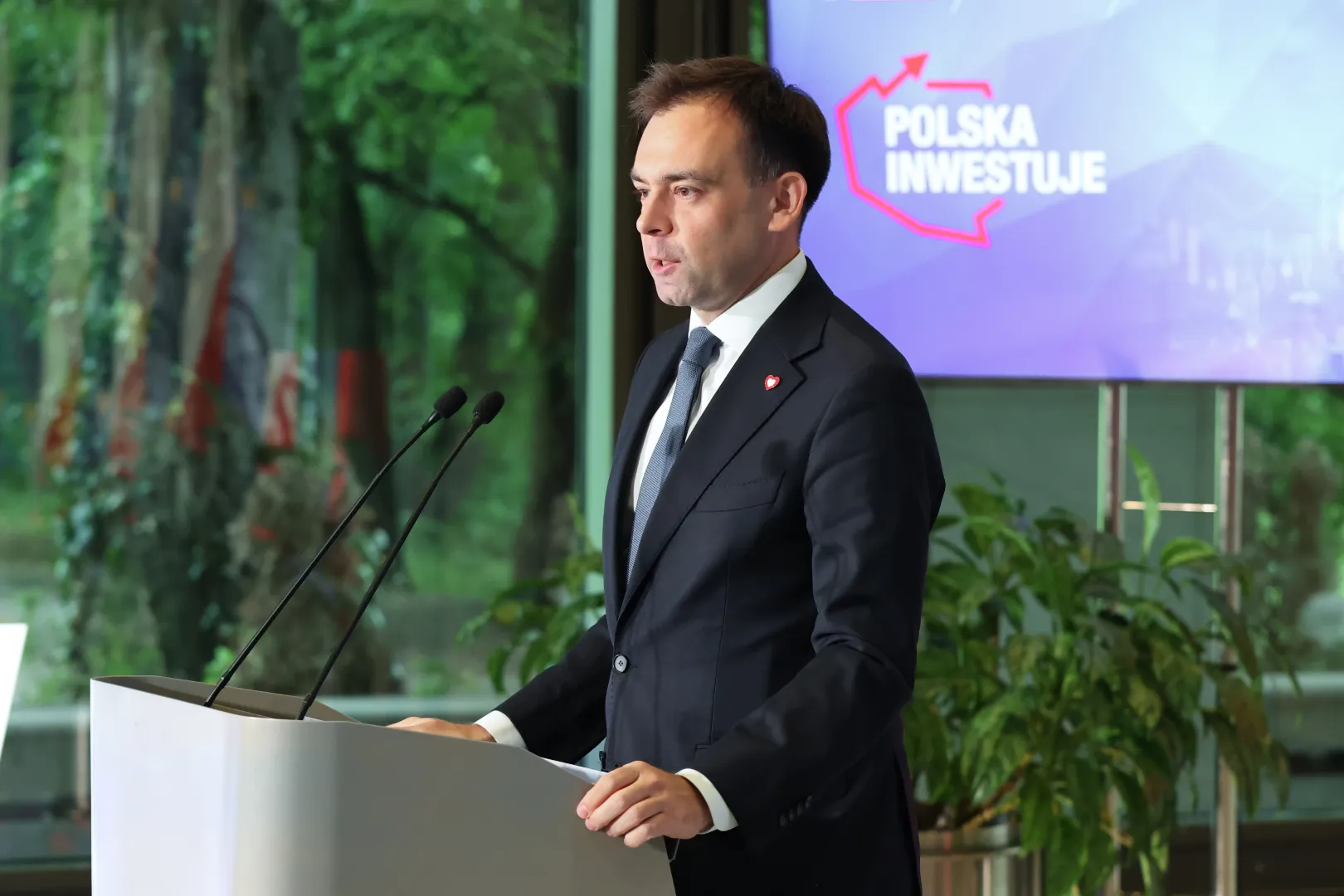 Minister finansów i gospodarki Andrzej Domański. Fot. PAP/Albert Zawada