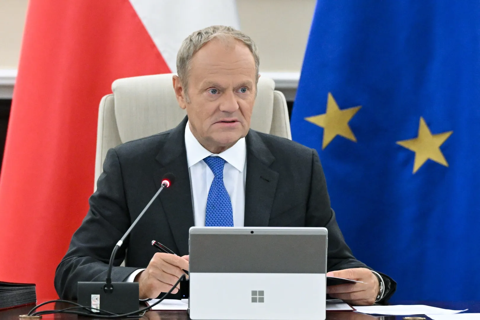 Premier Donald Tusk. Fot. PAP/Radek Pietruszka