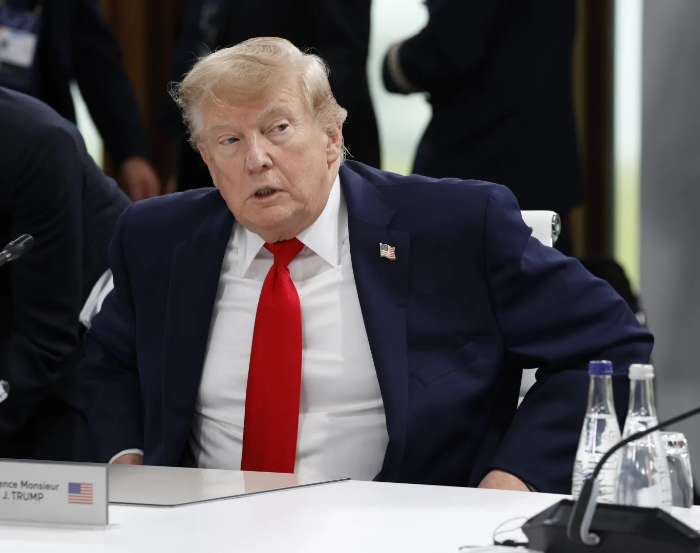 Prezydent USA Donald Trump. Fot. PAP/EPA/YOAN VALAT