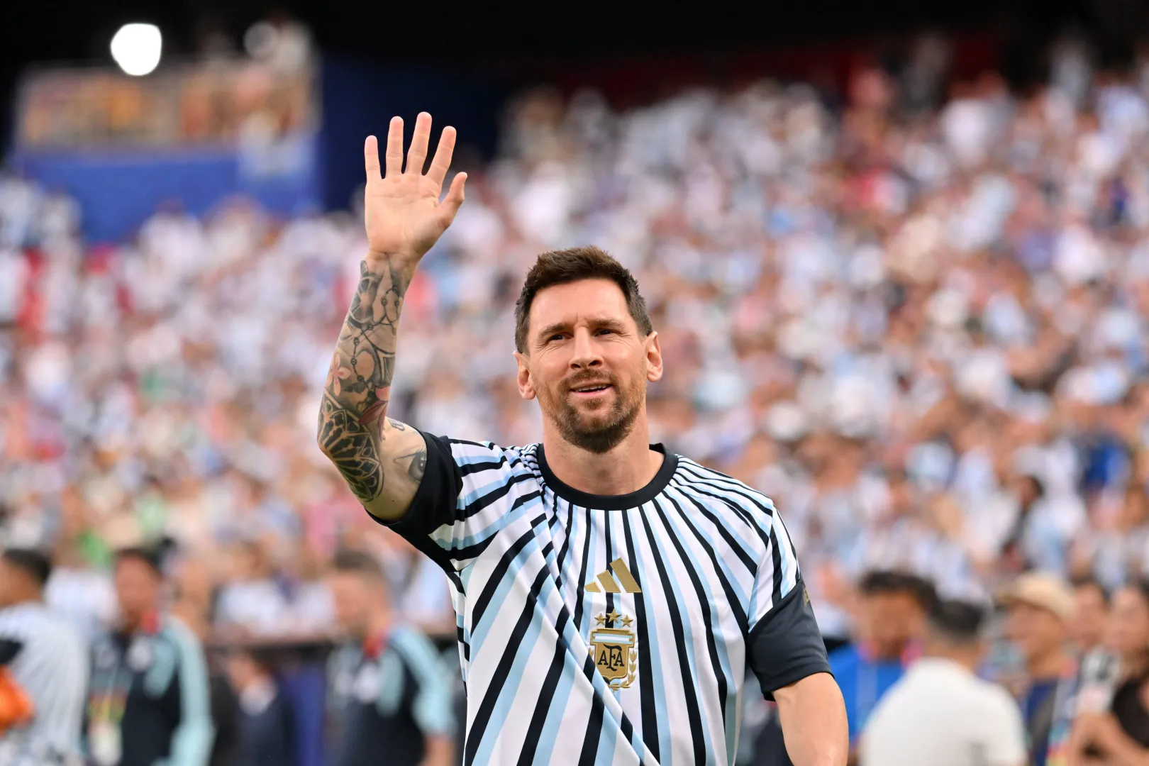 Lionel Messi. Fot. PAP/EPA/AMY KONTRAS