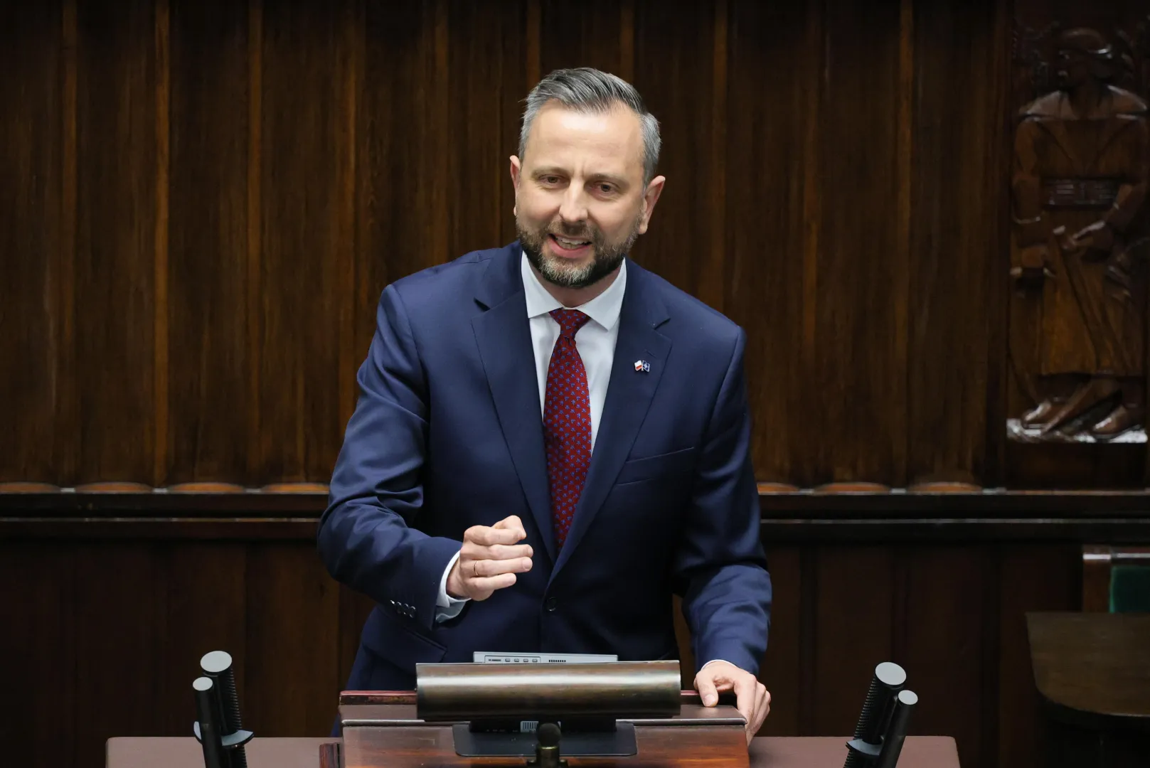 Министр обороны Польши Владислав Косиняк-Камыш. Fot. PAP/Paweł Supernak