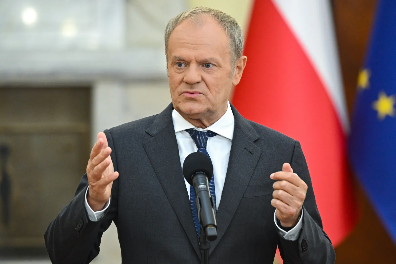Premier Donald Tusk. Fot. PAP/Radek Pietruszka