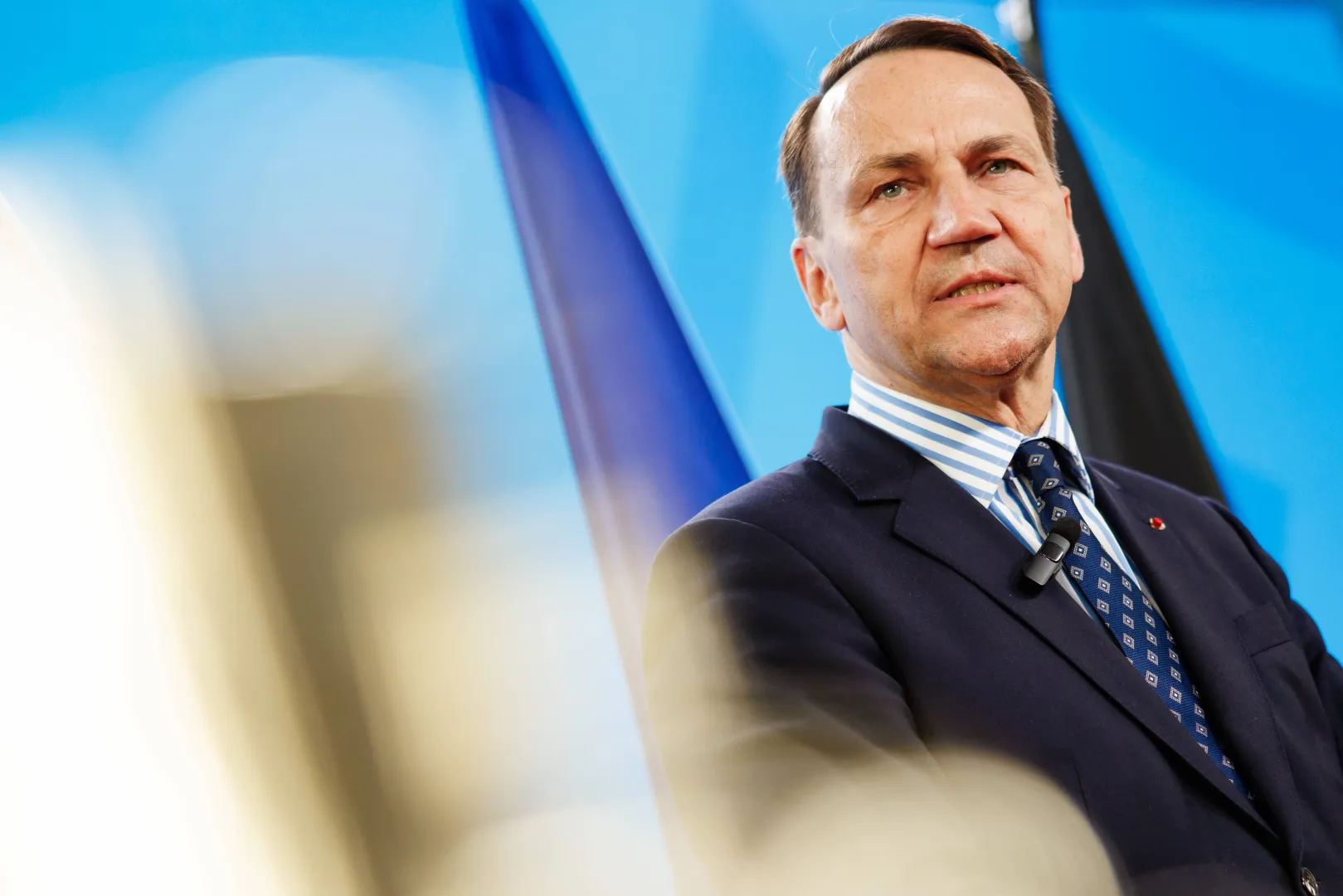Szef MSZ Radosław Sikorski. Fot. PAP/EPA/CLEMENS BILAN