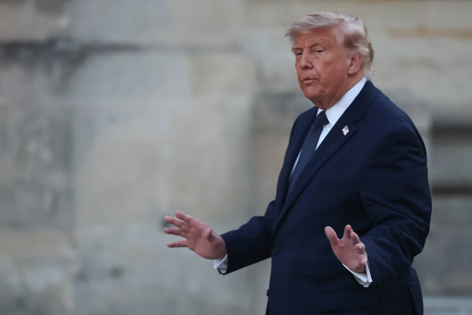 Donald Trump Fot. PAP/EPA/MOHAMMED BADRA