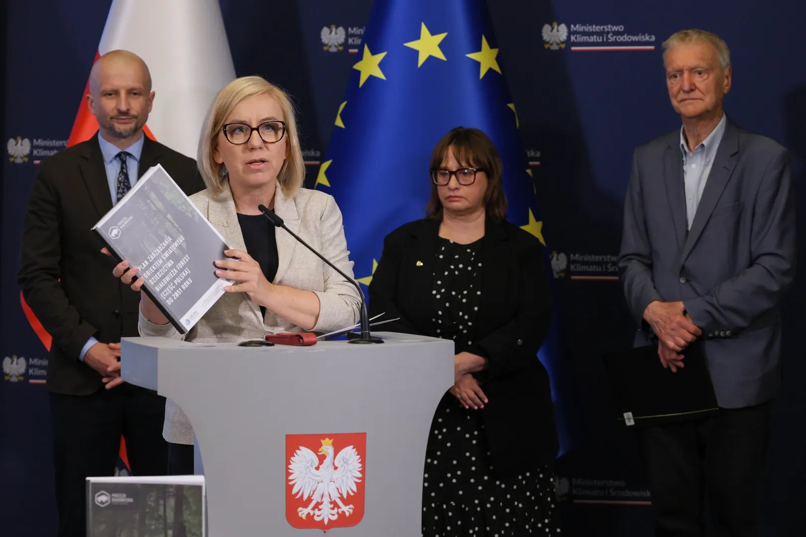 Hennig-Kloska: prace nad dokumentem trwały 12 lat. Fot. PAP/	Paweł Supernak