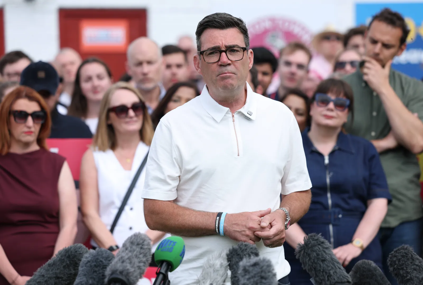 Andy Burnham. Fot. PAP/EPA/ADAM VAUGHAN