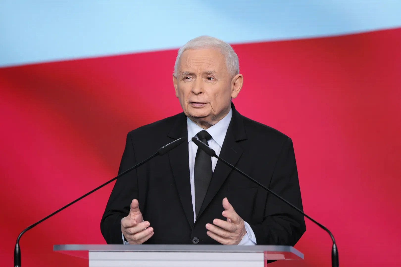 Jarosław Kaczyński. Fot. PAP/Paweł Supernak