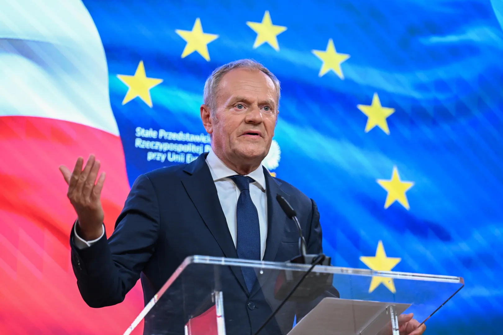 Premier RP Donald Tusk. Fot. PAP/Wiktor Dąbkowski