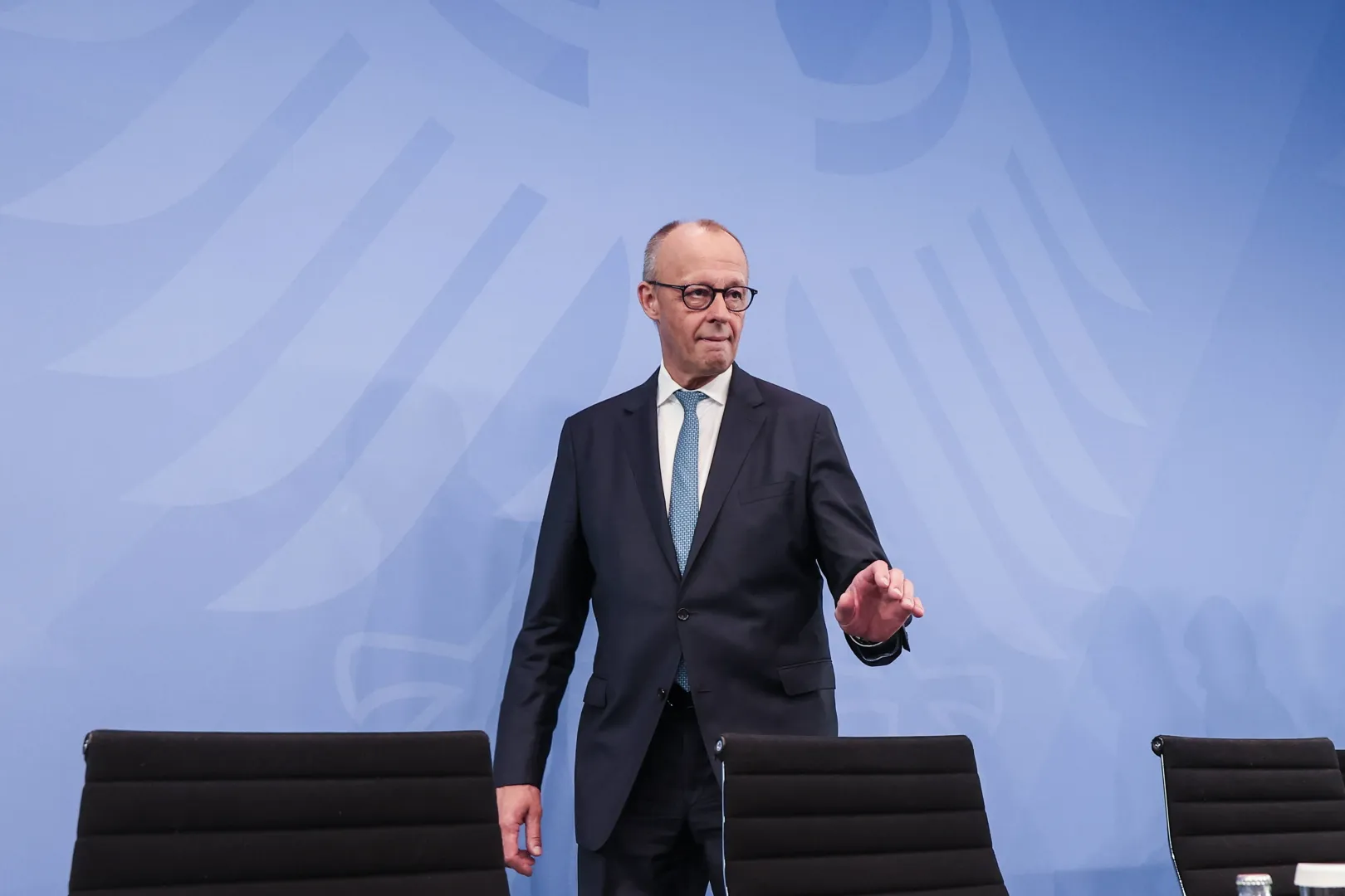 Kanclerz Niemiec Friedrich Merz. Fot. PAP/EPA/FILIP SINGER