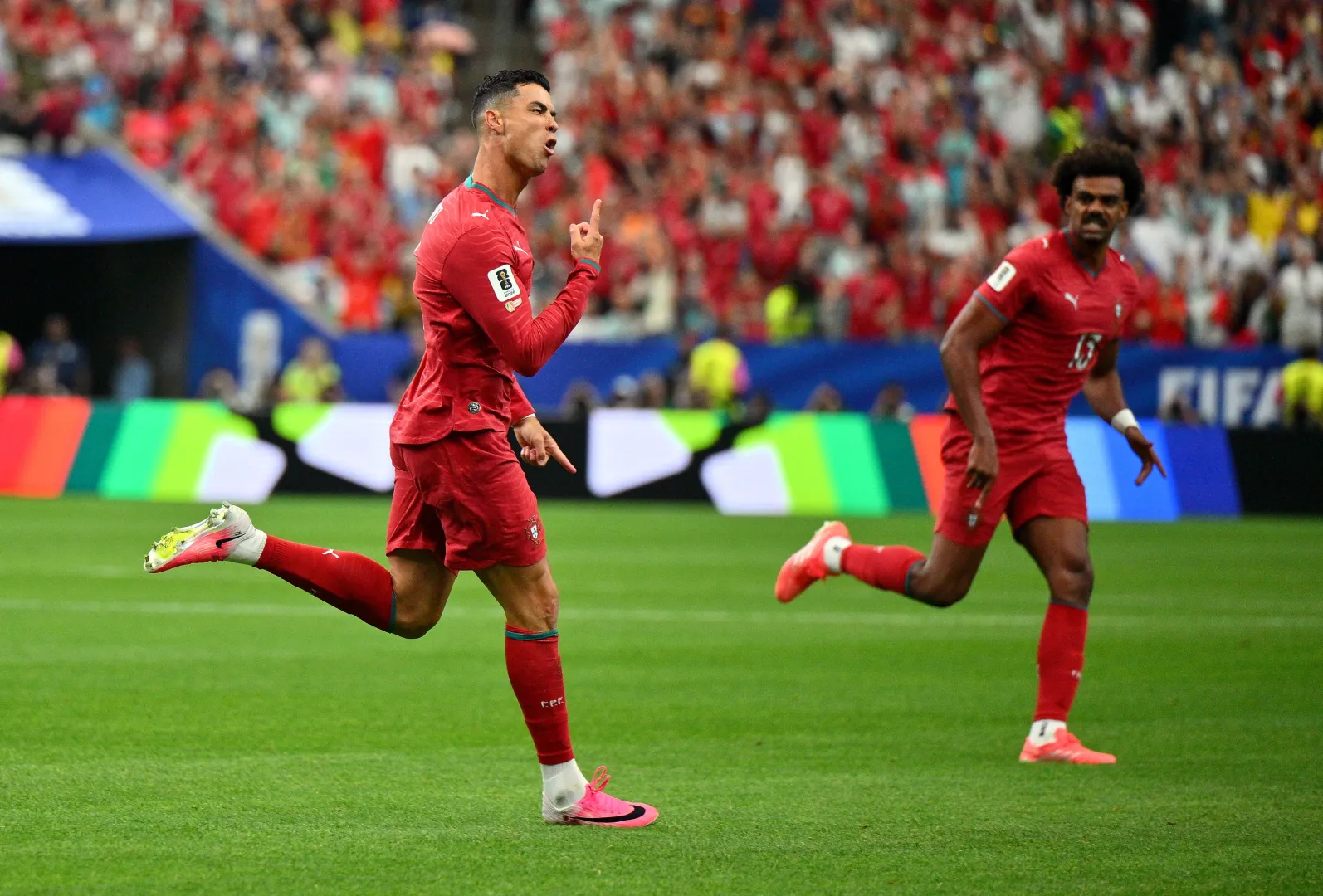 Cristiano Ronaldo. Fot. PAP/EPA/SAM WASSON