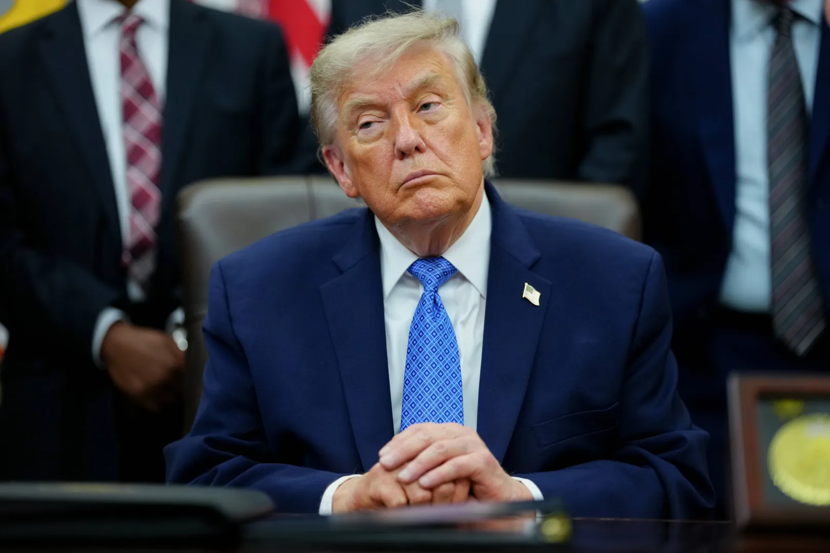 Donald Trump Fot. PAP/EPA/Aaron Schwartz / POOL