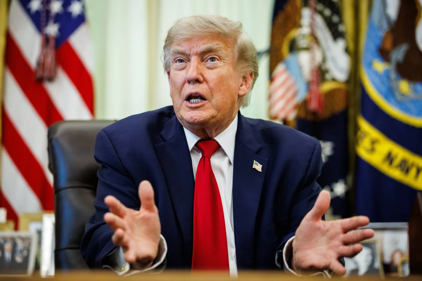 Donald Trump Fot. PAP/EPA/SAMUEL CORUM / POOL