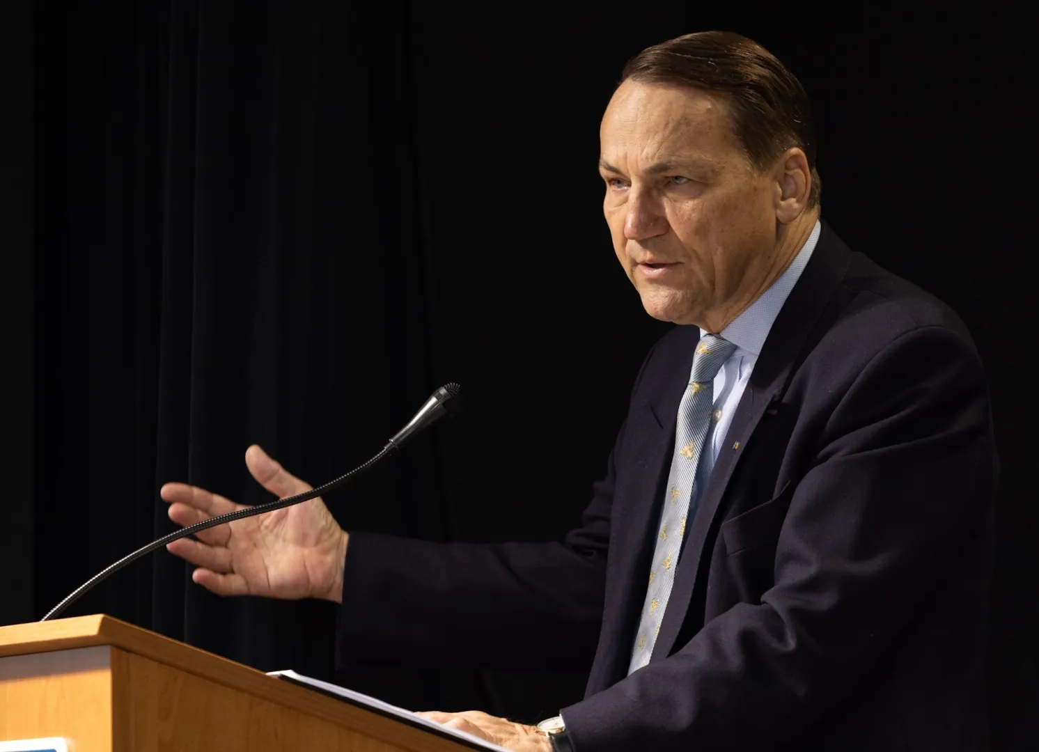 Szef MSZ Radosław Sikorski. Fot. MSZ/X