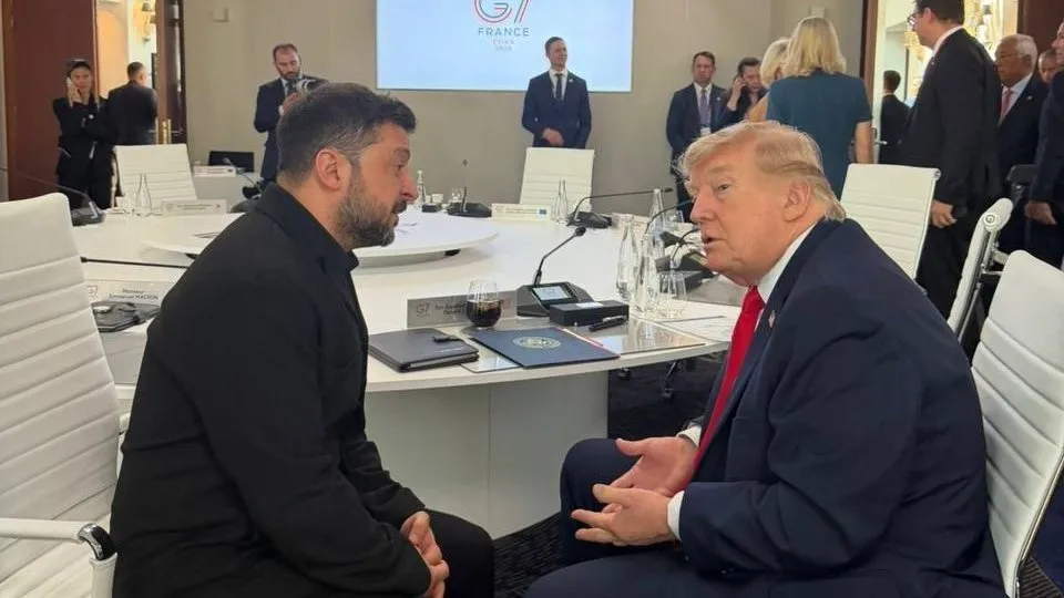 Prezydent Ukrainy Wołodymyr Zełenski i prezydent USA Donald Trump. Fot. X/President of Ukraine / Президент України
