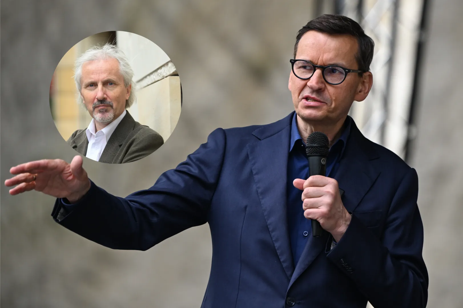 Mateusz Morawiecki/Prof. Rafał Chwedoruk. Fot. PAP/Art Service/Marcin Obara