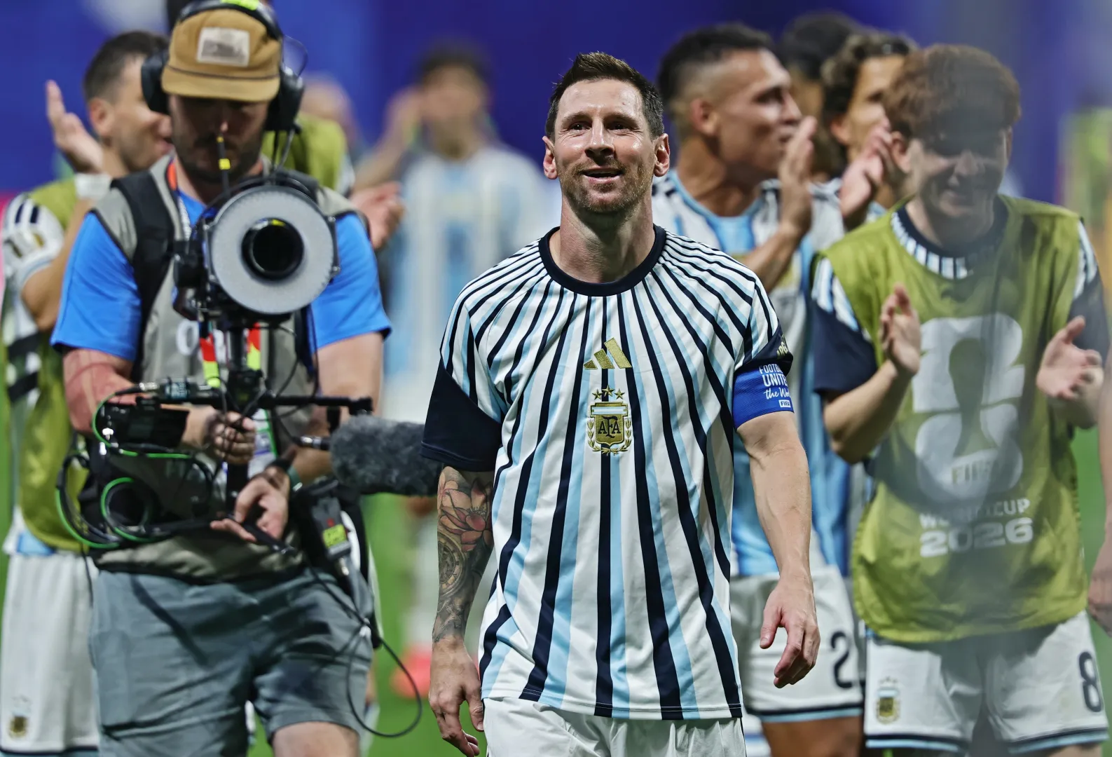 Lionel Messi. Fot. EPA/RONALD WITTEK