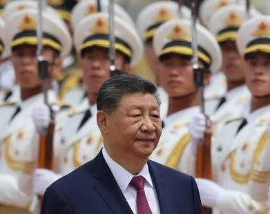 Przywódca Chin Xi Jinping. Fot. PAP/EPA/Maxim Shemetov / POOL