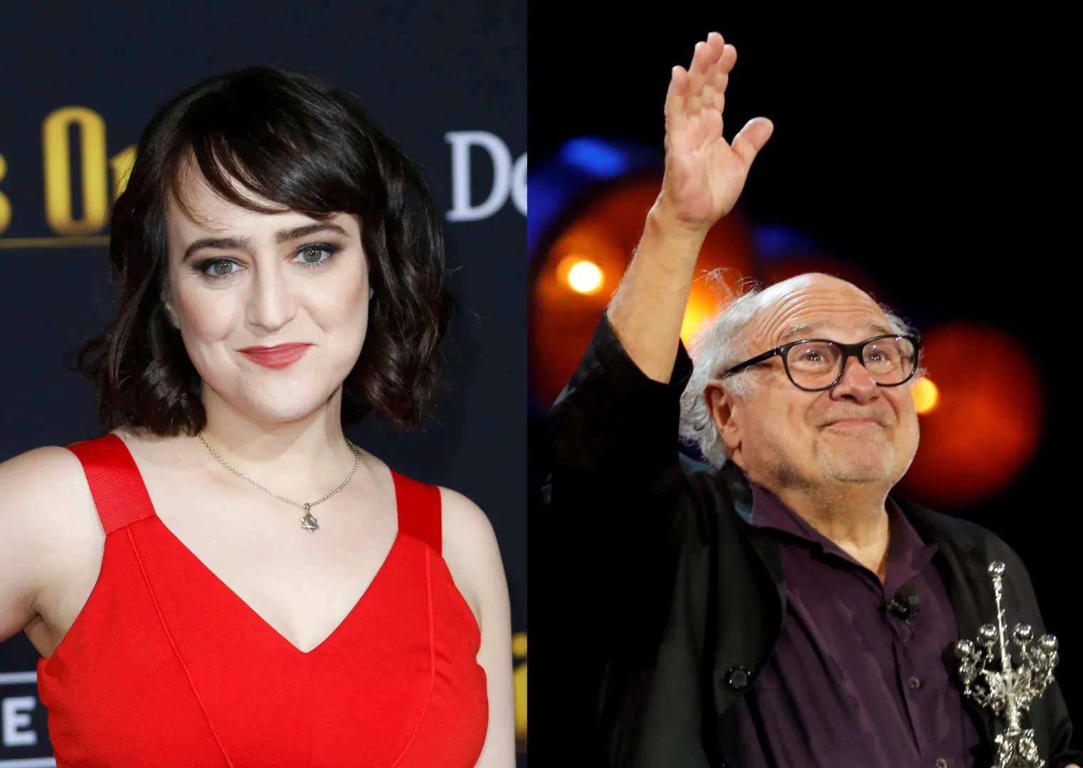 Mara Wilson, Danny deVito. Fot. PAP/EPA/RINGO CHIU/Juan Herrero 