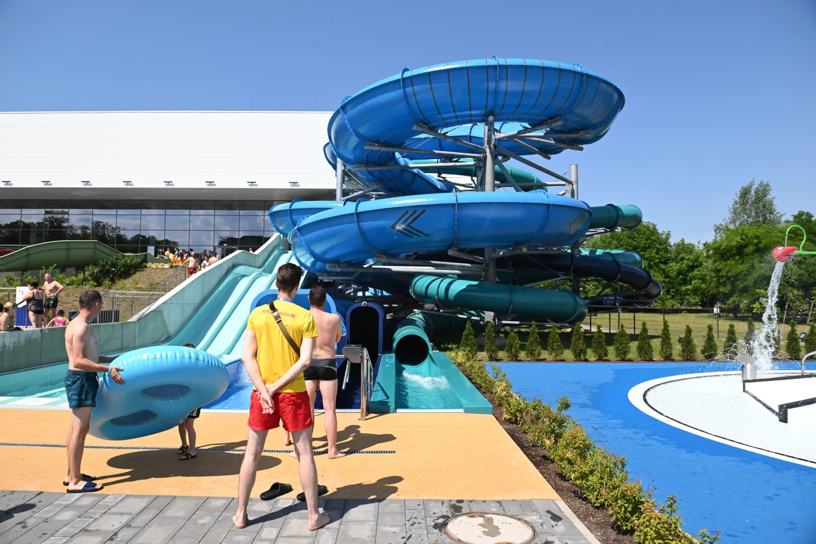 Aquapark - zdjęcie ilustracyjne Fot. PAP/Marcin Bielecki