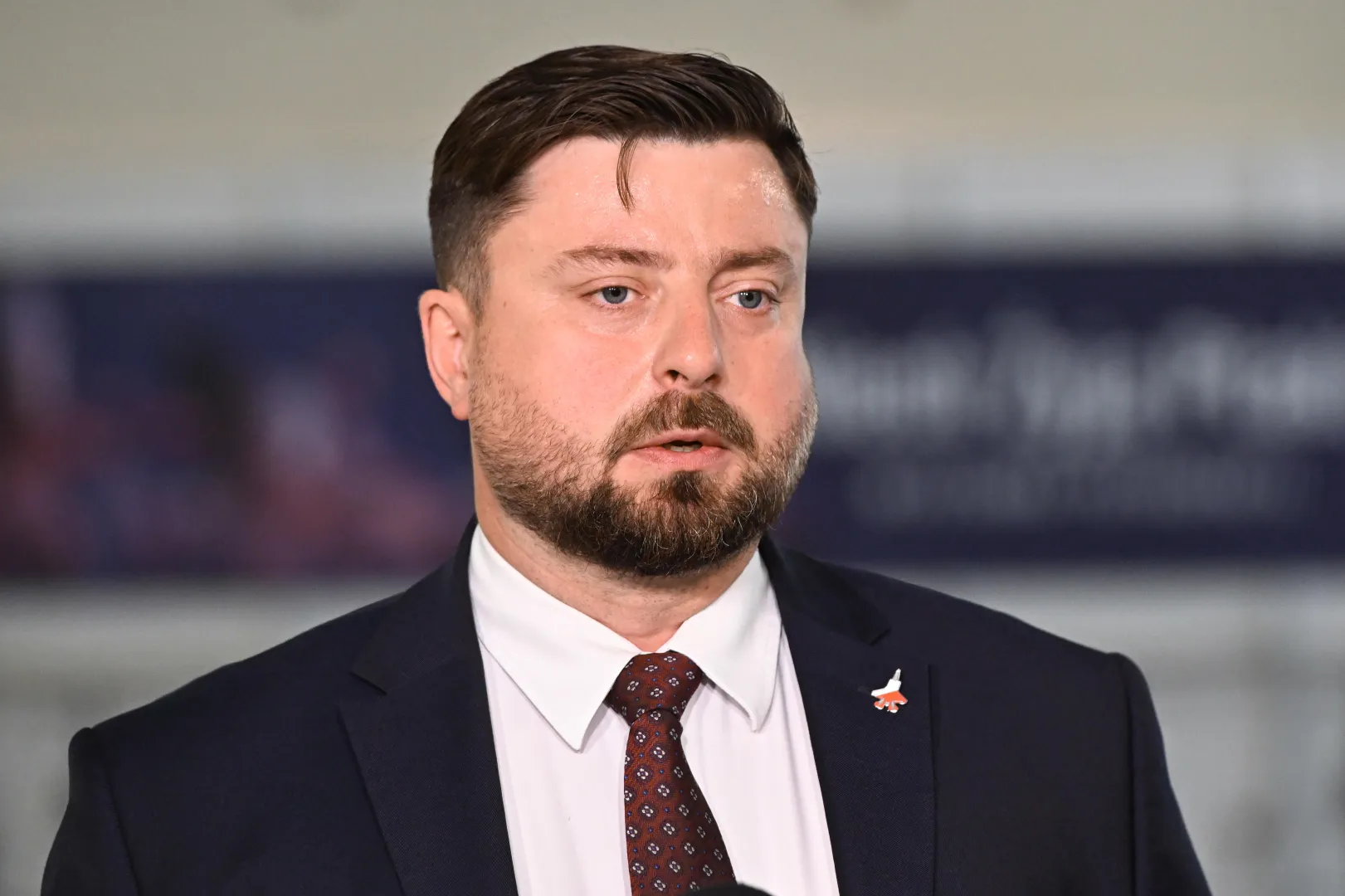 Poseł Konfederacji Krzysztof Tuduj. Fot. PAP/Radek Pietruszka