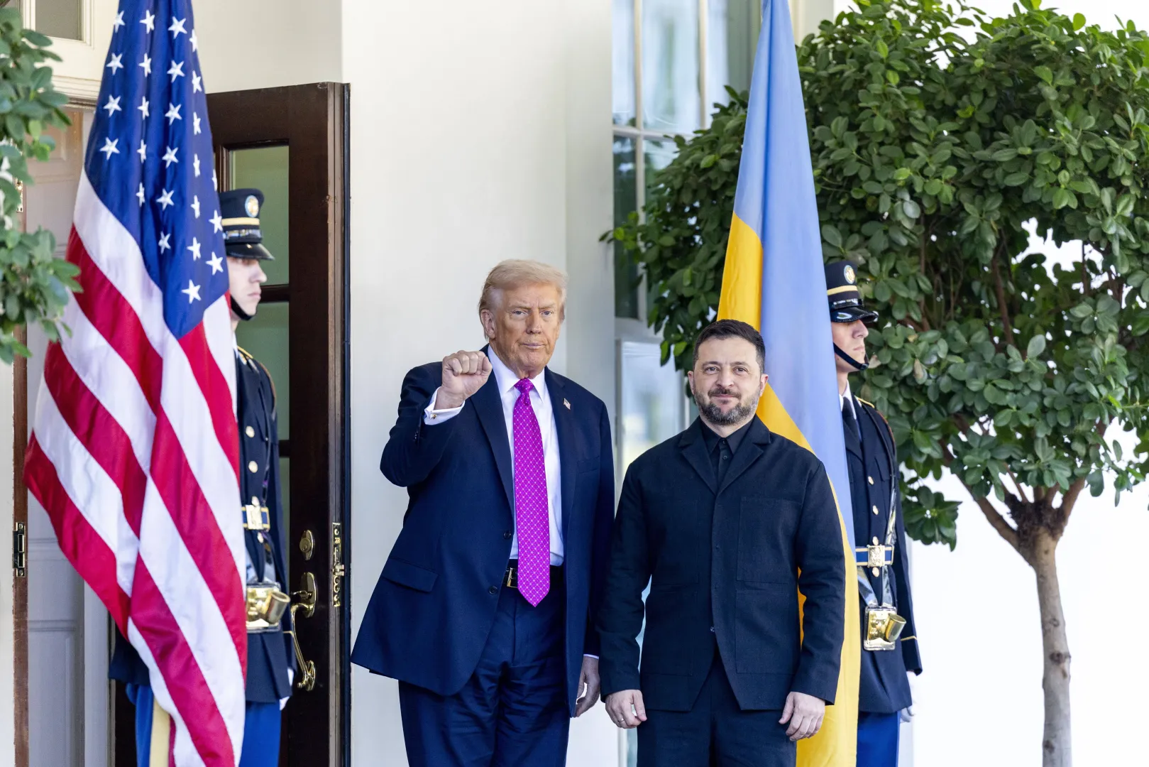 Spotkanie Trump-Zełenski w Białym Domu w 2025 roku, zdjęcie ilustracyjne, fot. PAP/EPA/SHAWN THEW