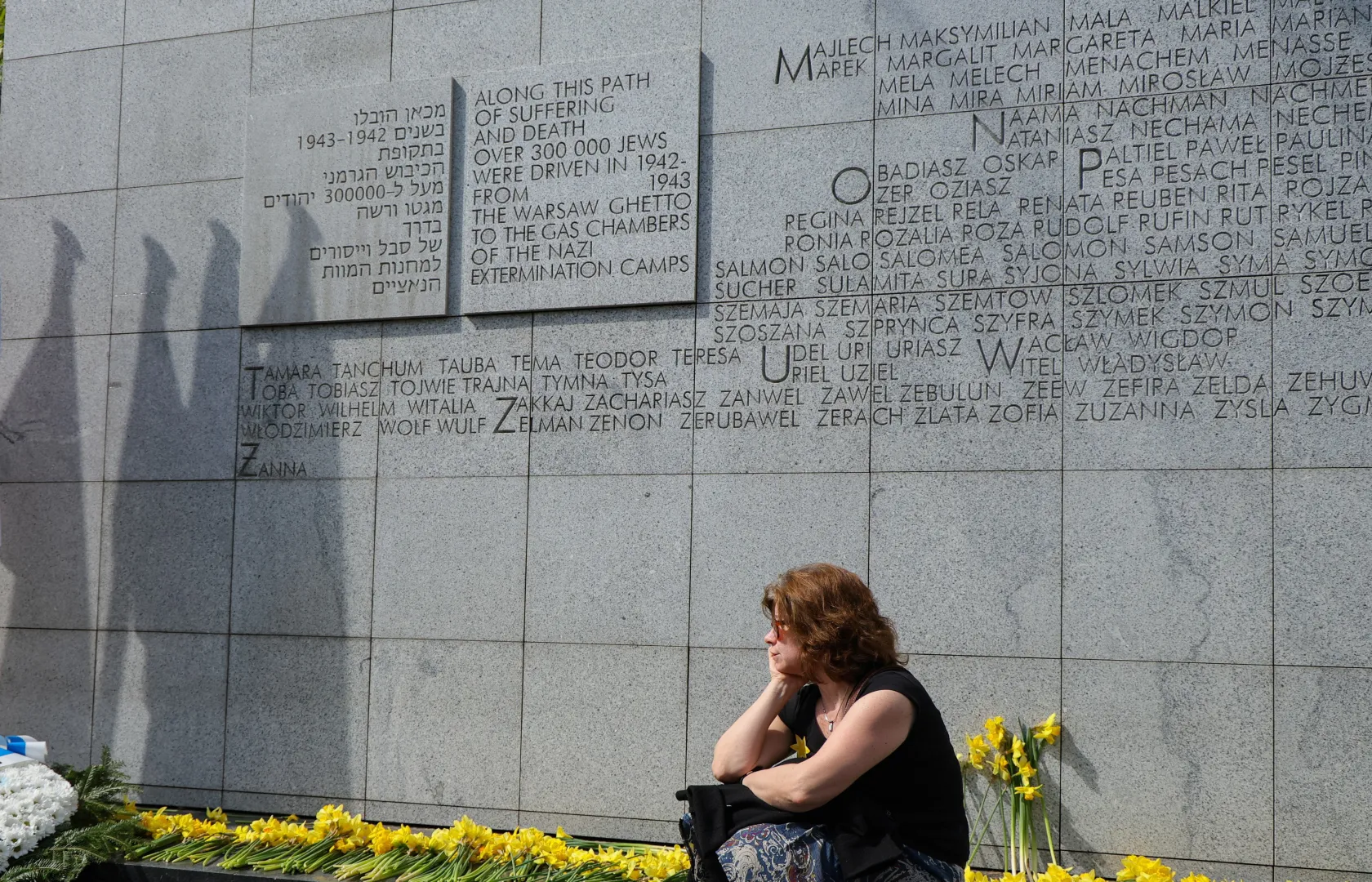 Pomnik Umschlagplatz Fot. PAP/Paweł Supernak