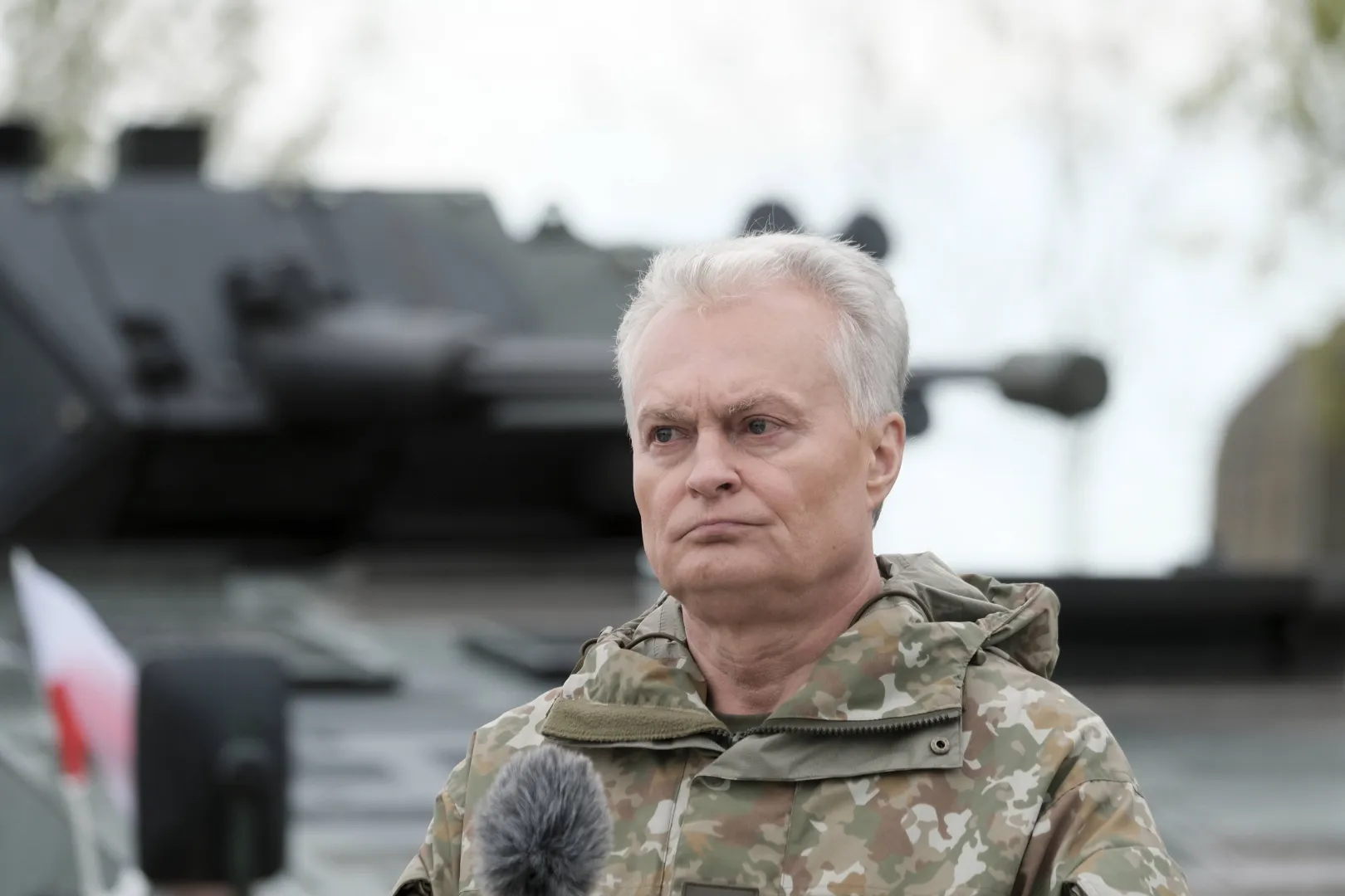 Президент Литвы Гитанас Науседа. Fot. PAP/EPA/VALDA KALNINA