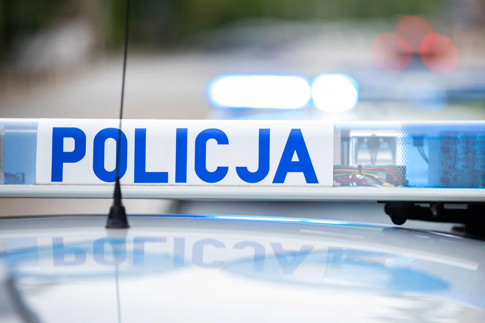 Поліцейський патрульний автомобіль, фотоілюстрація. Fot. PAP/Krzysztof Ćwik