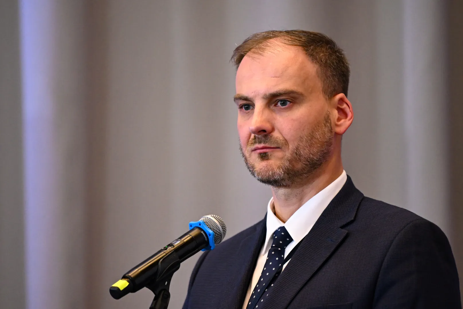 Rzecznik MSZ Maciej Wewiór. Fot. PAP/Andrzej Jackowski