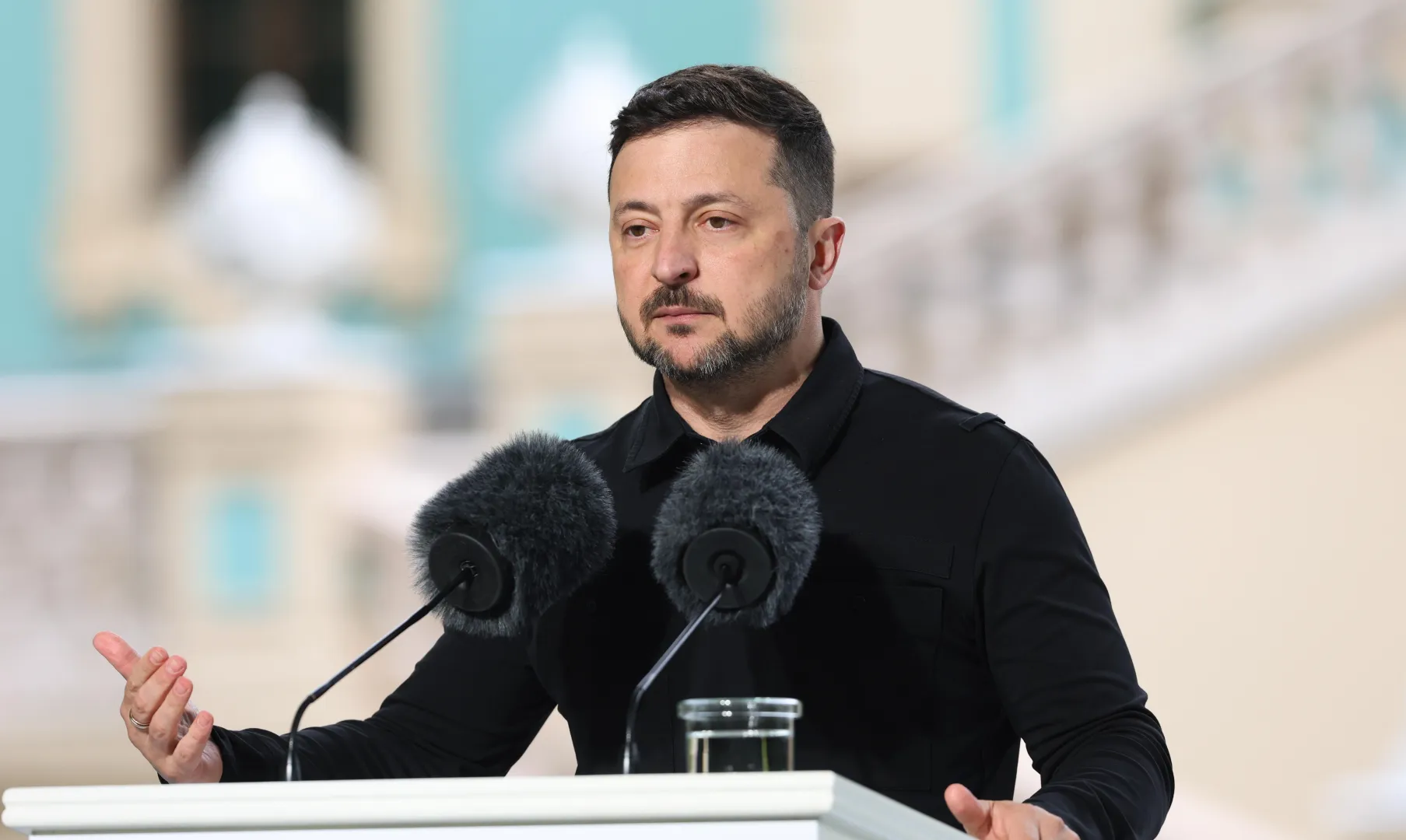 Prezydent Ukrainy Wołodymyr Zełenski. Fot. PAP/Victor Kovalchuk