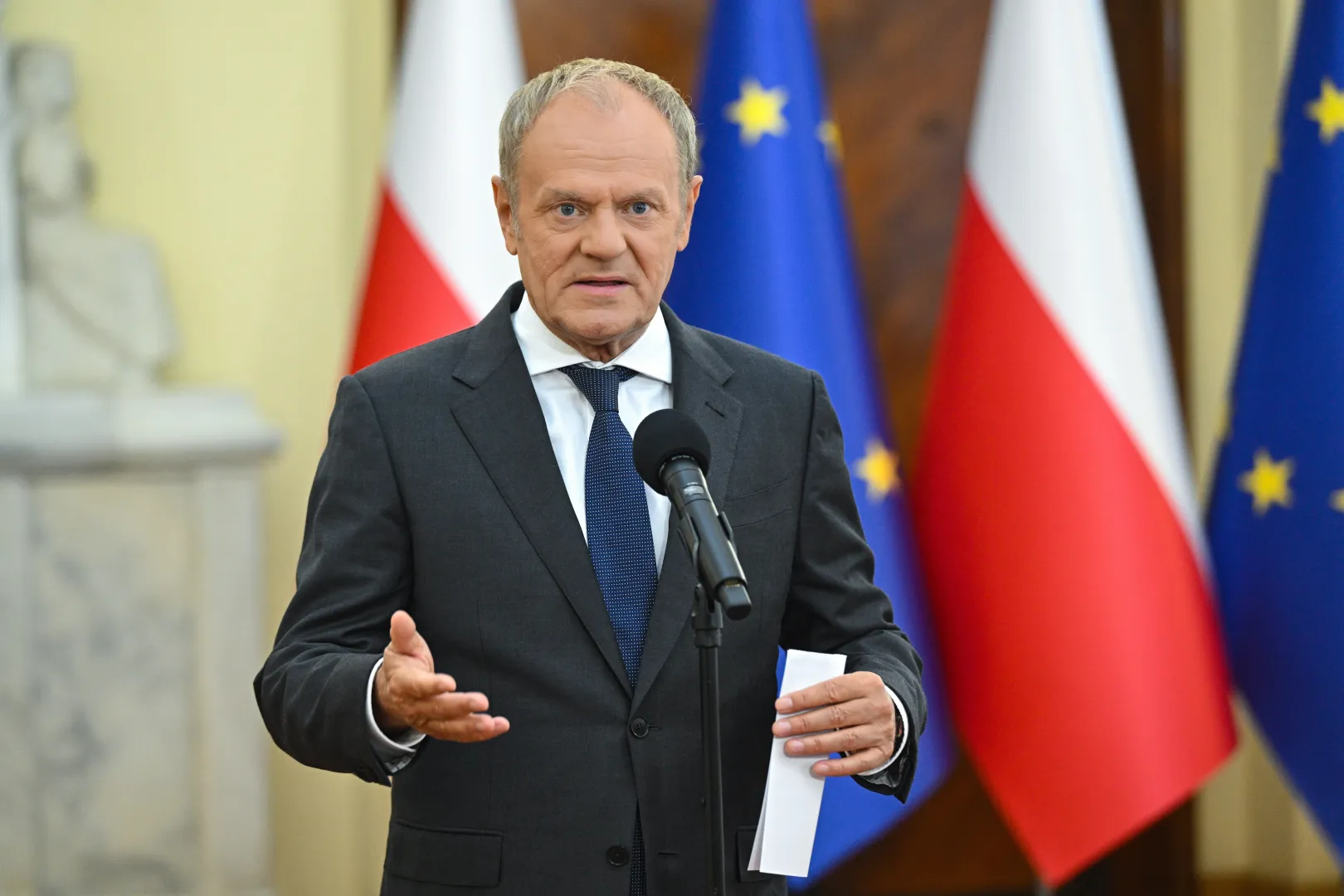 Premier Donald Tusk. Fot. PAP/Radek Pietruszka