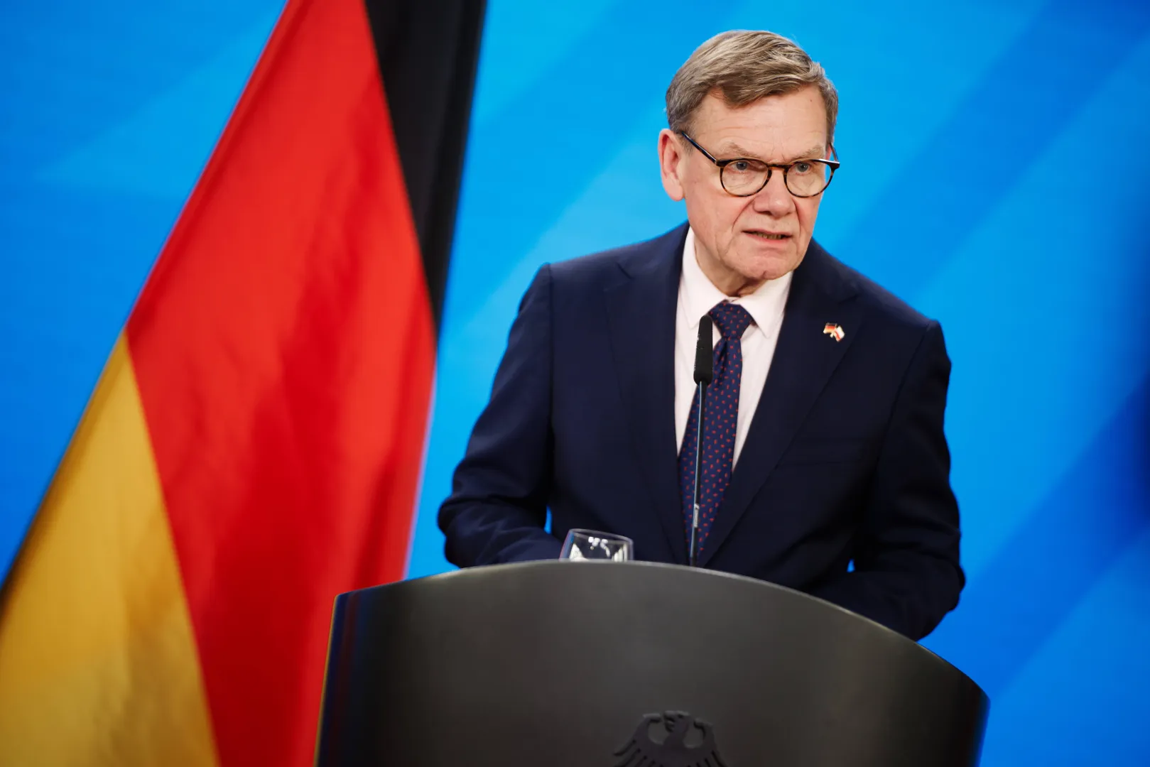 Minister spraw zagranicznych Niemiec Johann Wadephul. Fot. PAP/EPA/CLEMENS BILAN