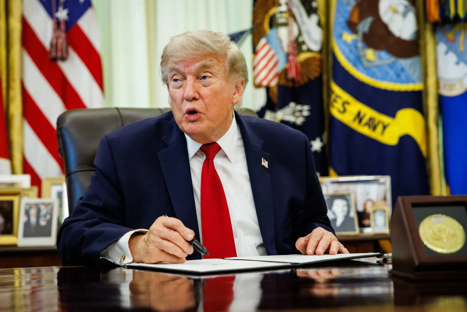 Donald Trump. Fot. PAP/EPA/SAMUEL CORUM
