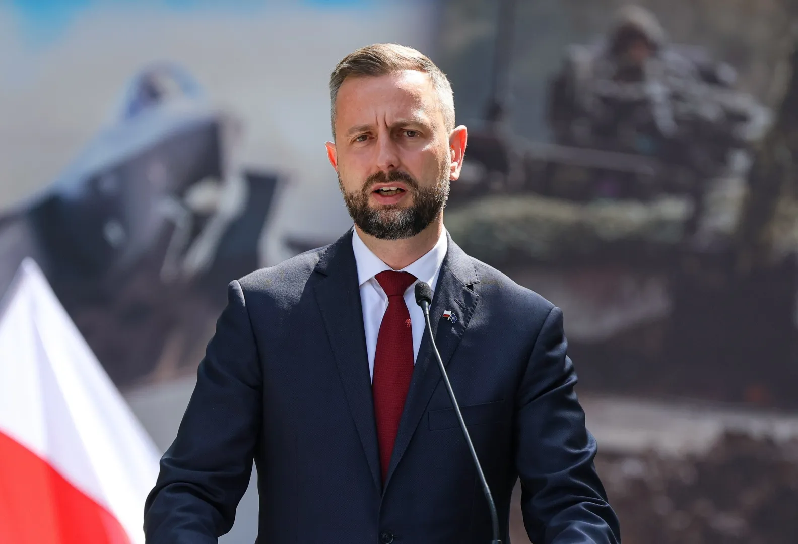 Szef MON Władysław Kosiniak-Kamysz przybył do Pałacu Prezydenckiego na spotkanie z prezydentem Karolem Nawrockim. Fot. PAP/Paweł Supernak