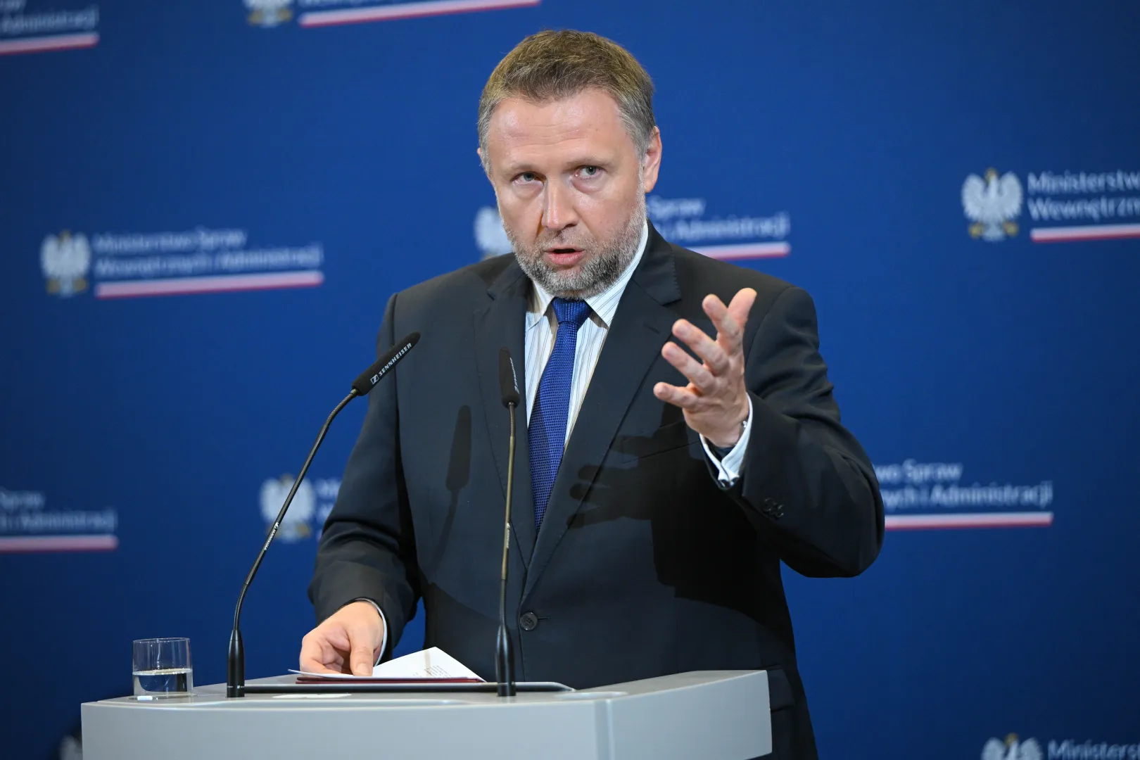 Szef MSWiA Marcin Kierwiński. Fot: PAP/Marcin Obara