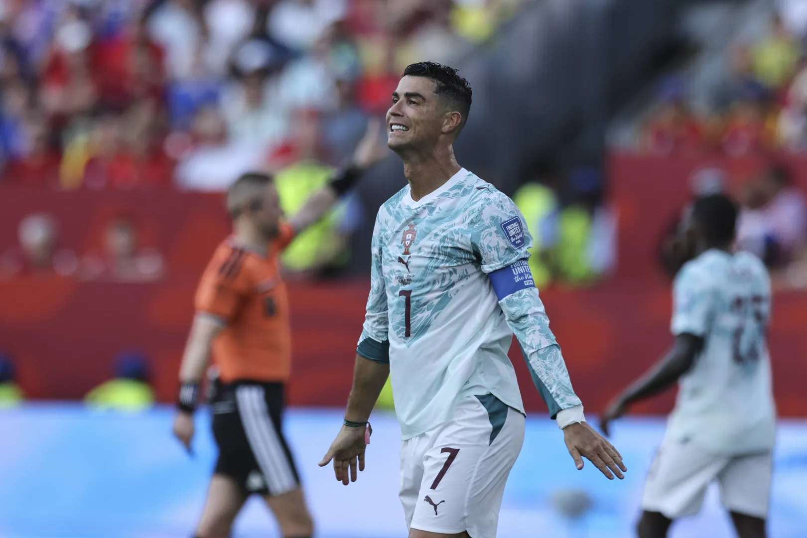 Cristiano Ronaldo. Fot. PAP/EPA/MIGUEL A. LOPES